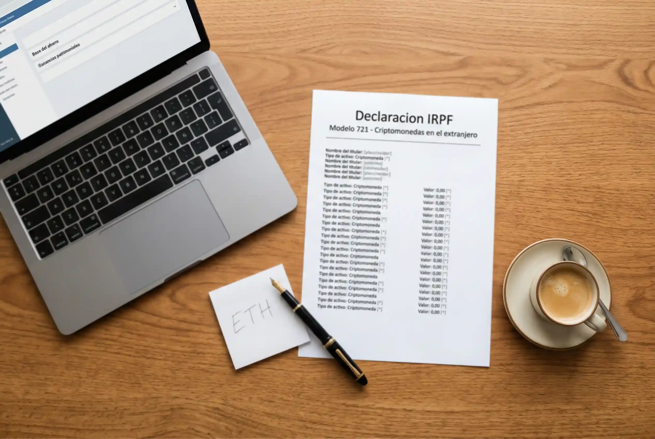 Documentación de Hacienda para declarar ganancias por apuestas con criptomonedas en España